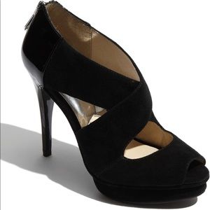 Michael Kors Black Suede Elena Stiletto Heel - 8.5 M